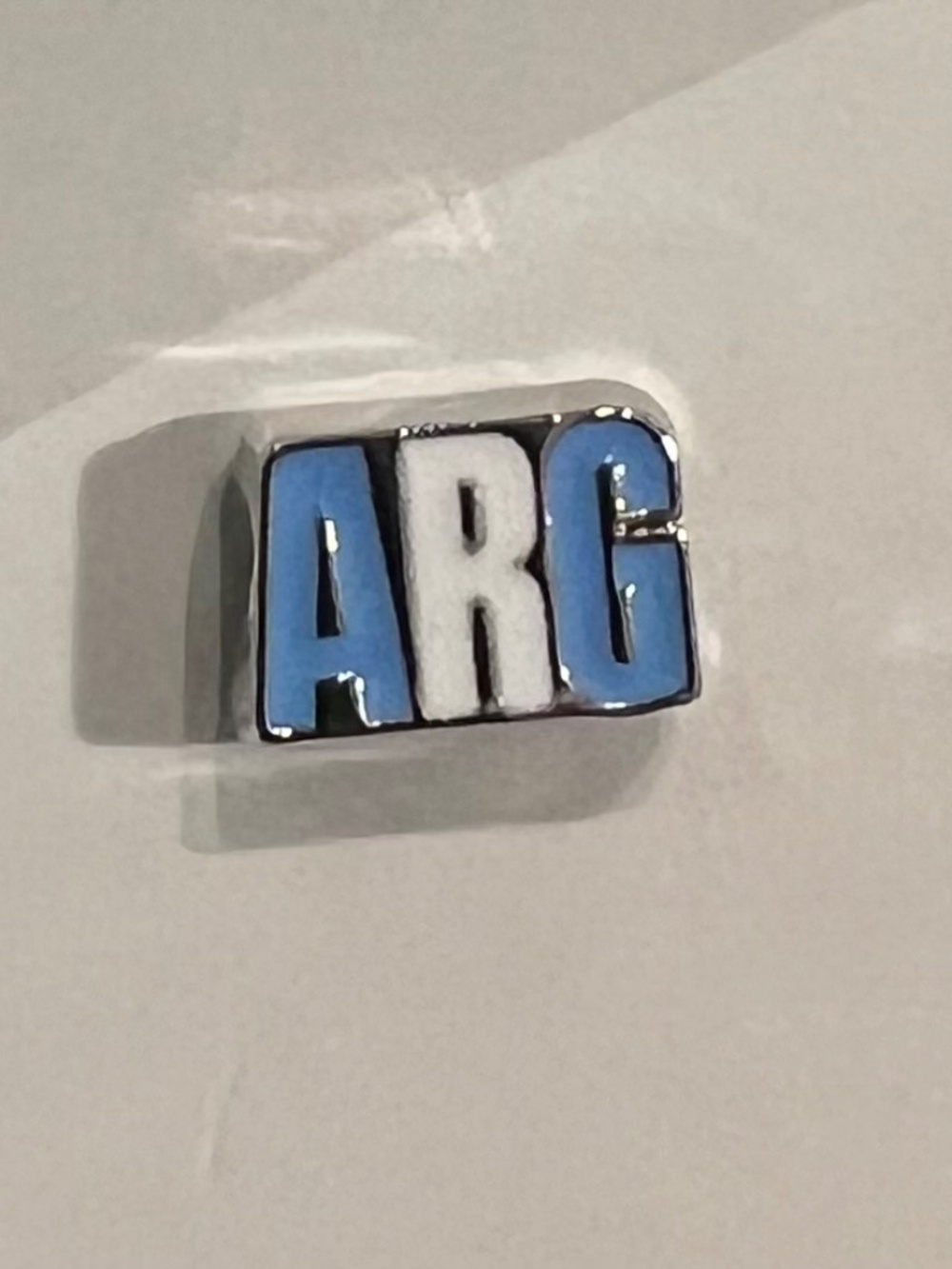 World Soccer 2026 Souvenir bracelet charm - Argentina - let's negotiate!